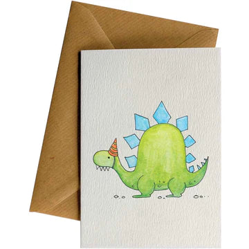 Stegosaurus Card