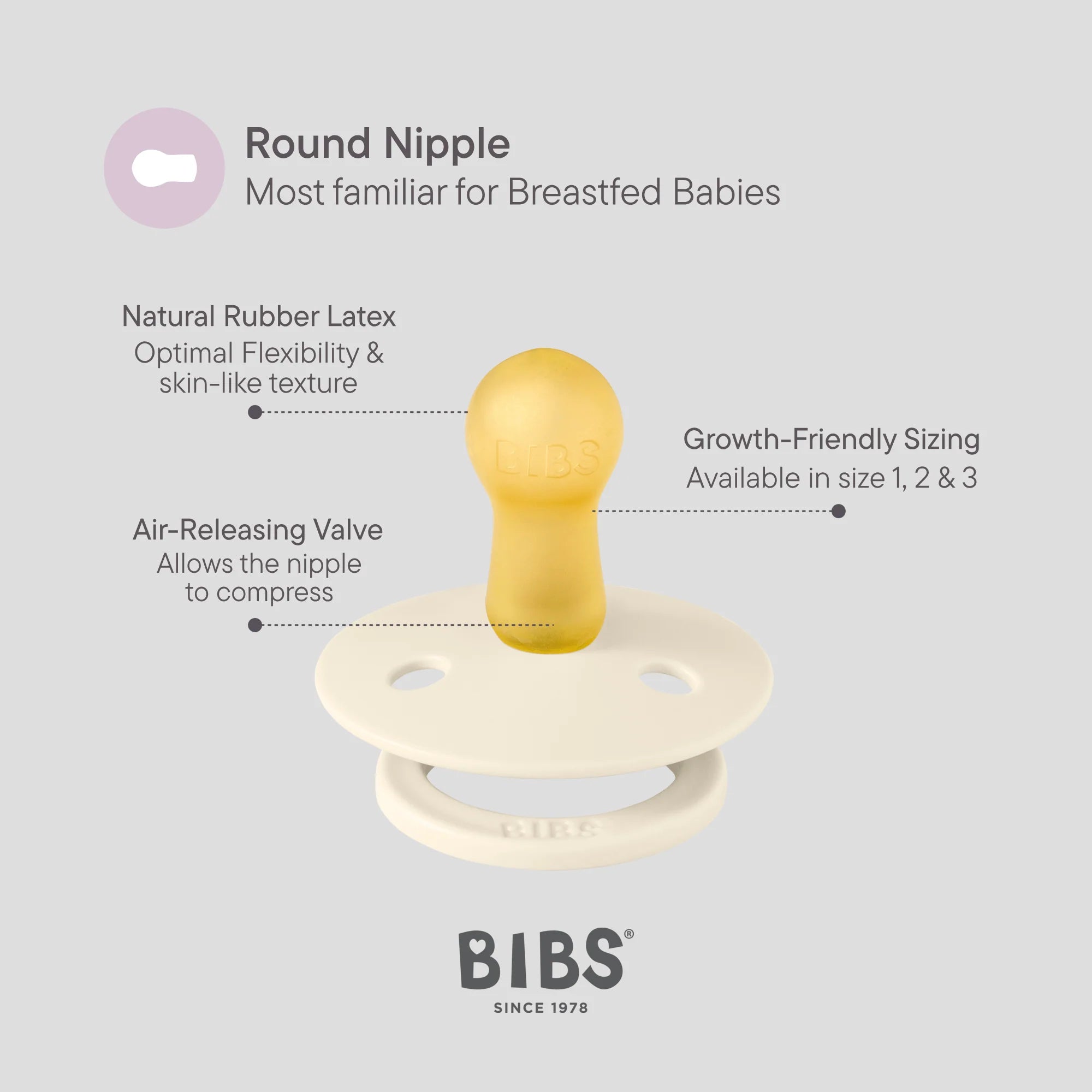 bibs studio collection dummy in jasmine ivory