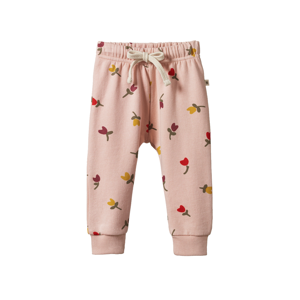 Nature Baby Sunday Trackpants Tulip Rose Dust