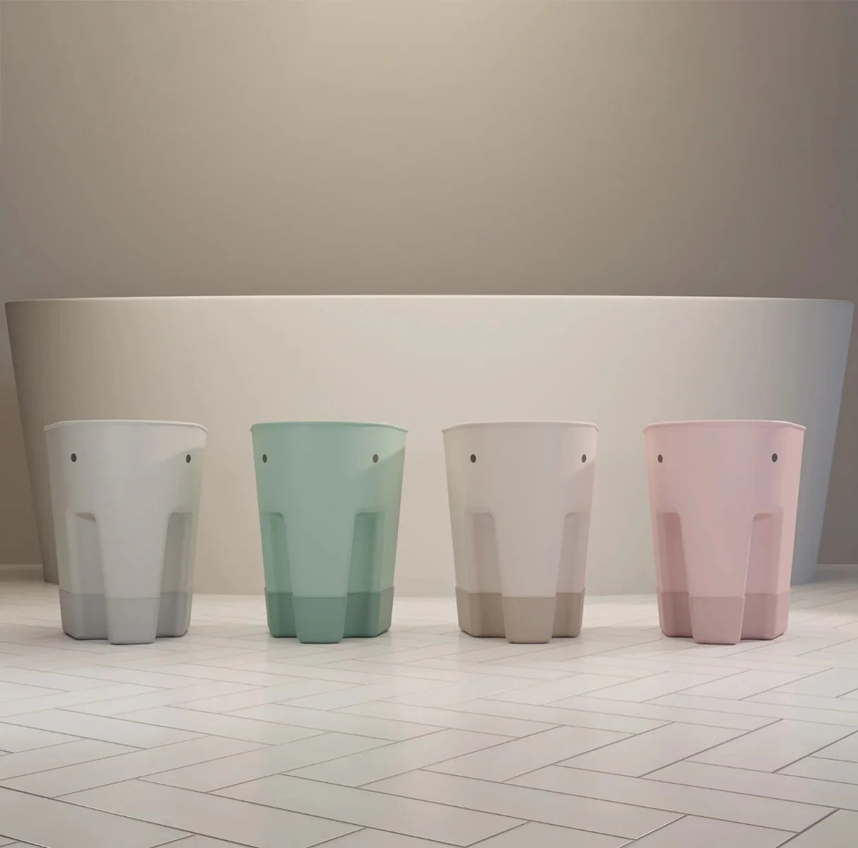 shnuggle ellie bath toy caddy