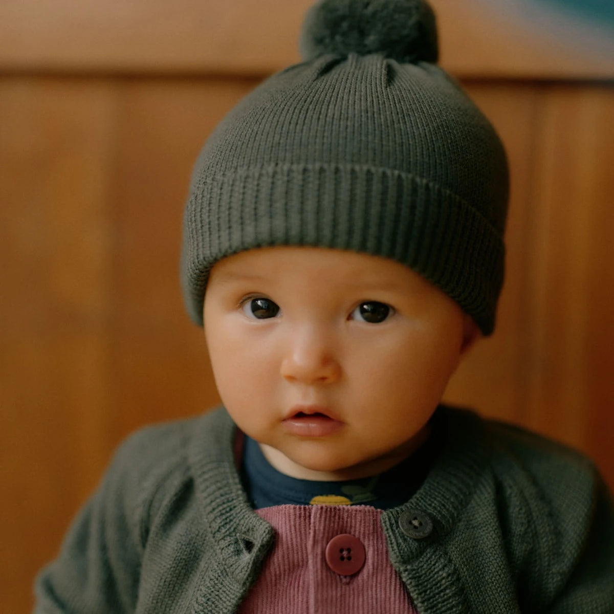 Nature baby thyme merino beanie