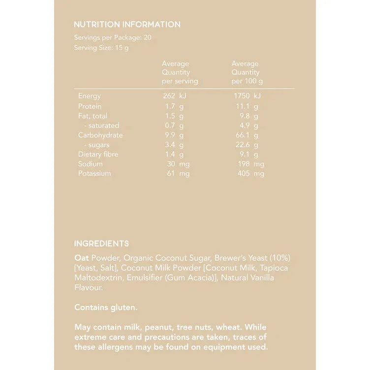 The Milk Collective Vanilla Lactation Drink