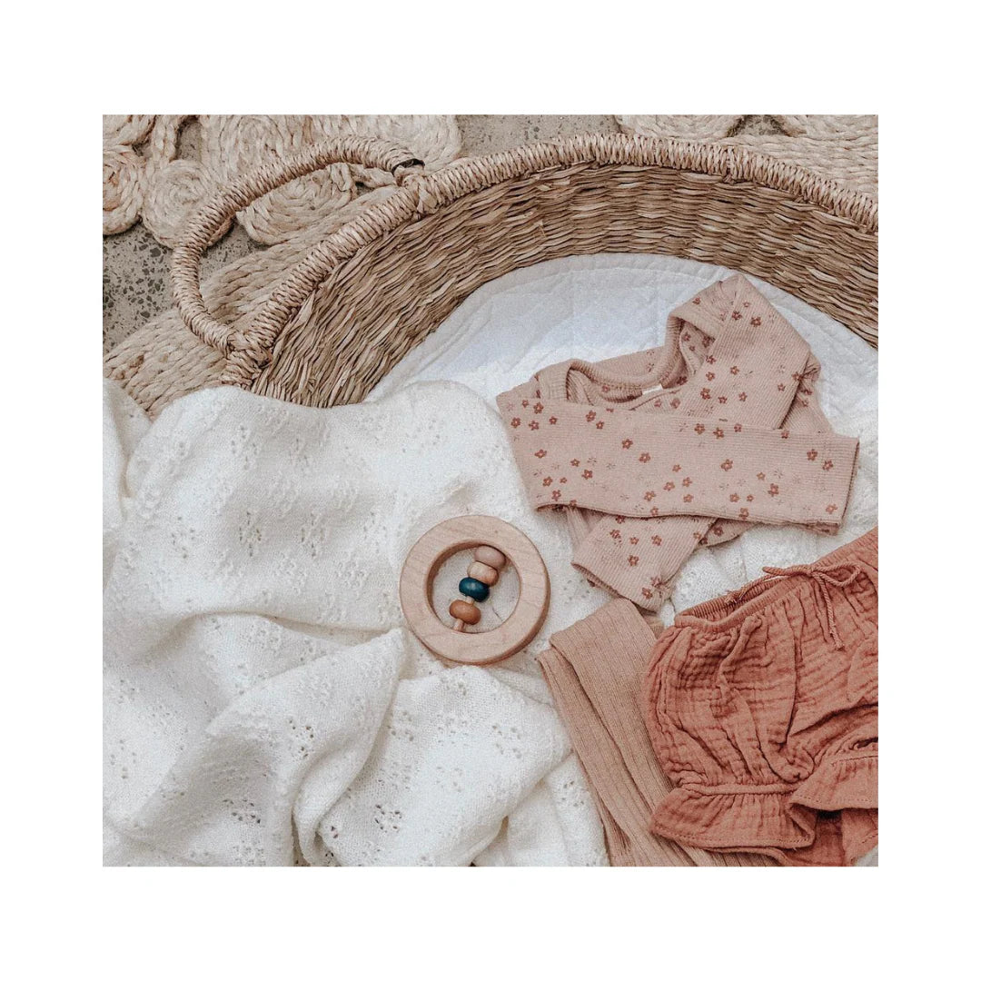 Heirloom Baby Vintage Merino Blanket