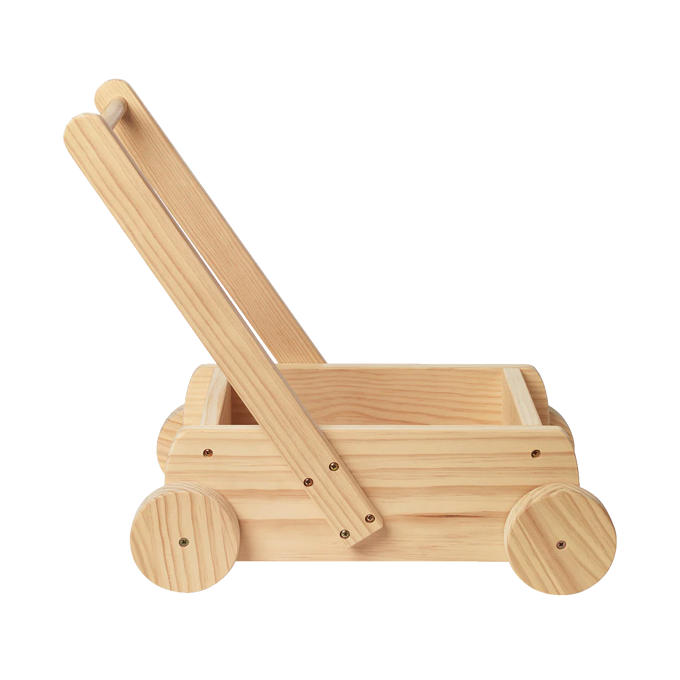 nature baby wooden trolley
