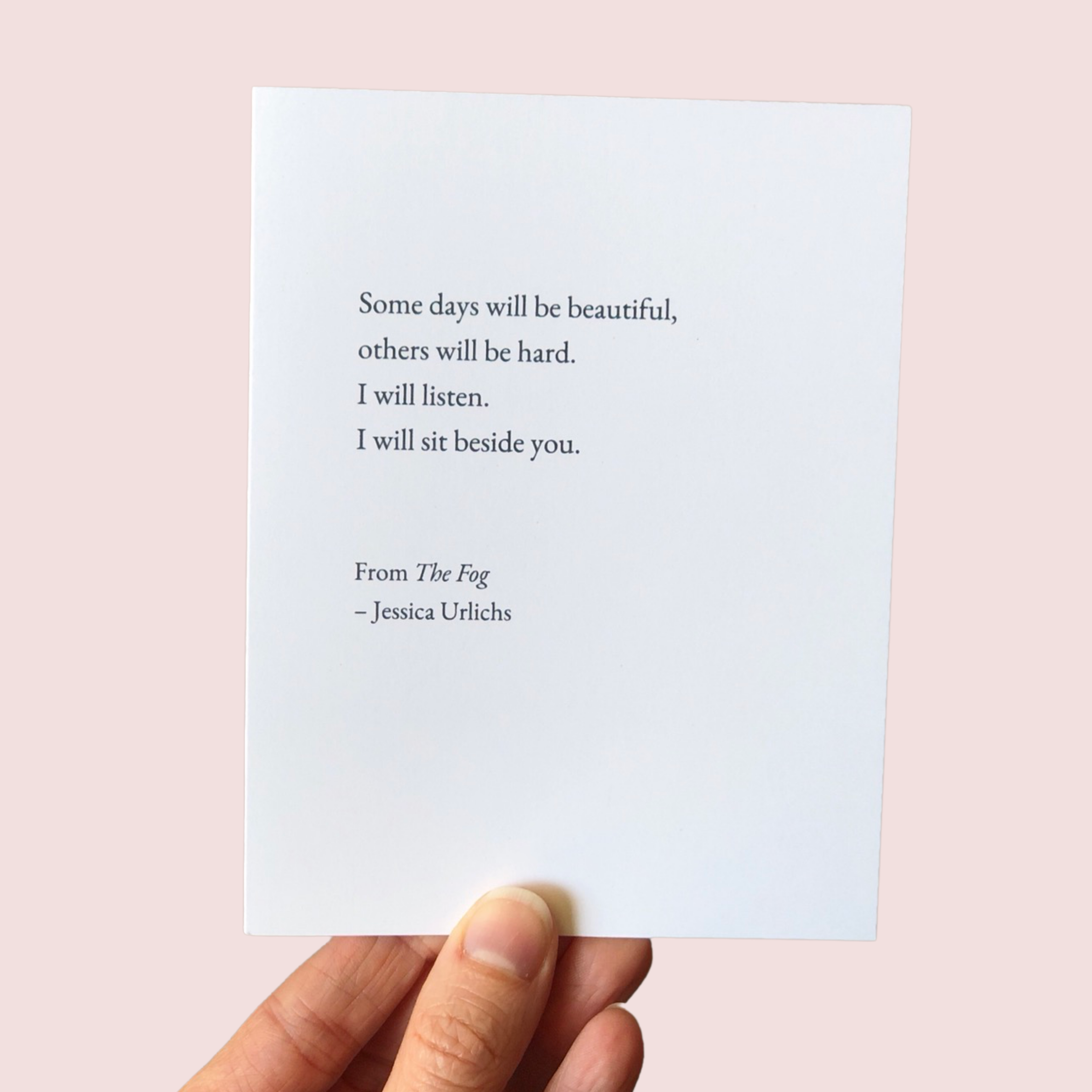 Jessica Urlichs Card - The Fog