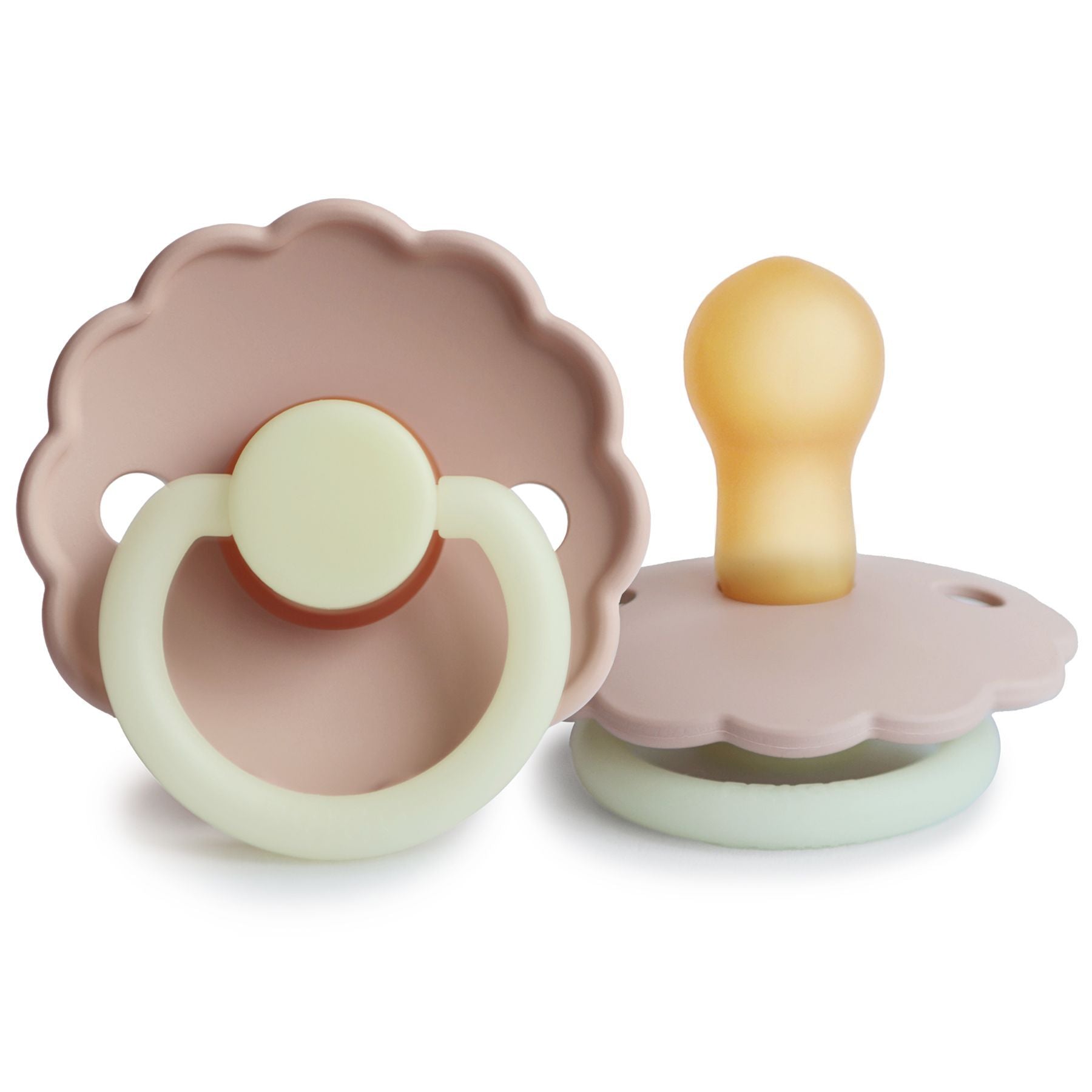 Frigg Daisy Rubber Pacifier Night Blush