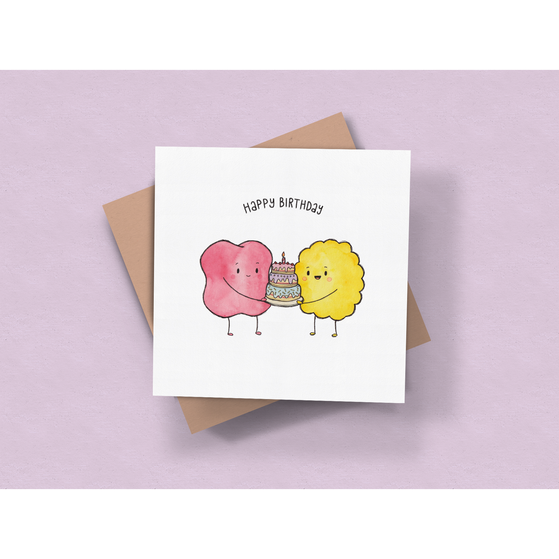 The Kiss Co. Happy Birthday Card