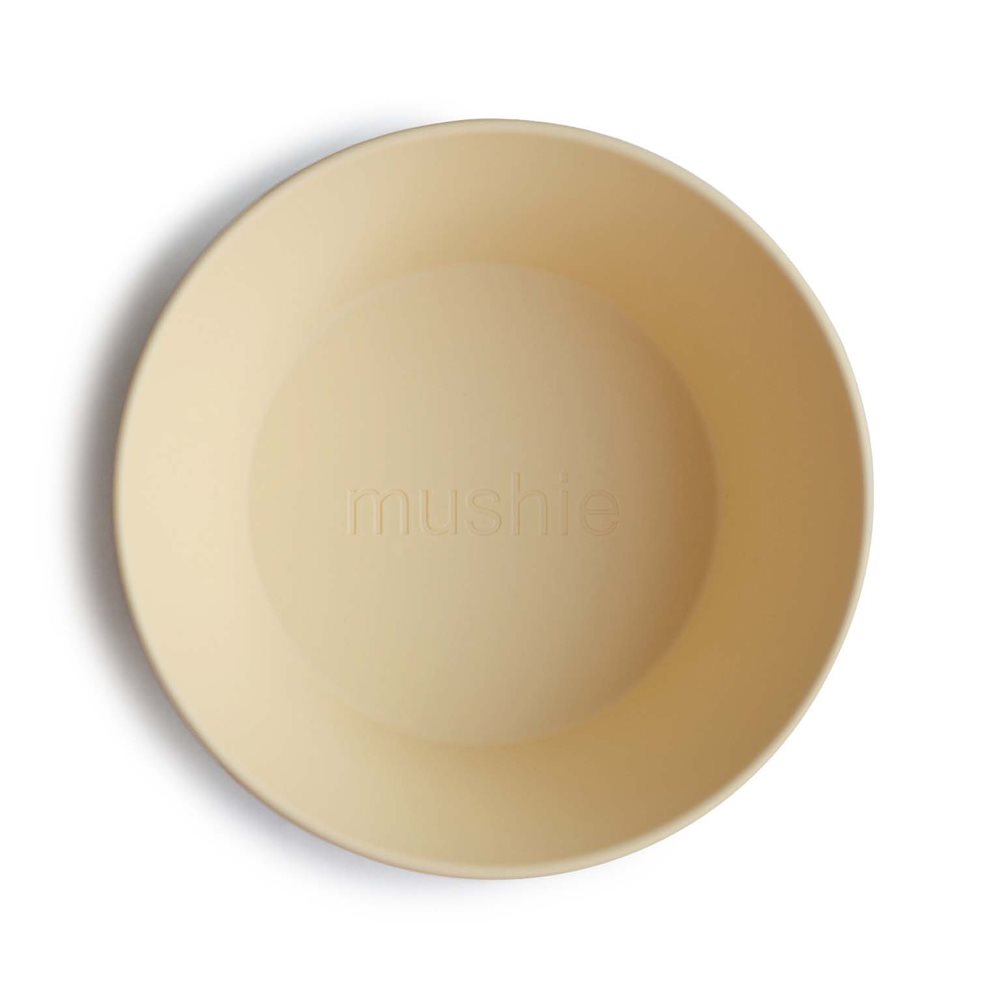 Mushie Dinnerware Bowls - Pale Daffodil