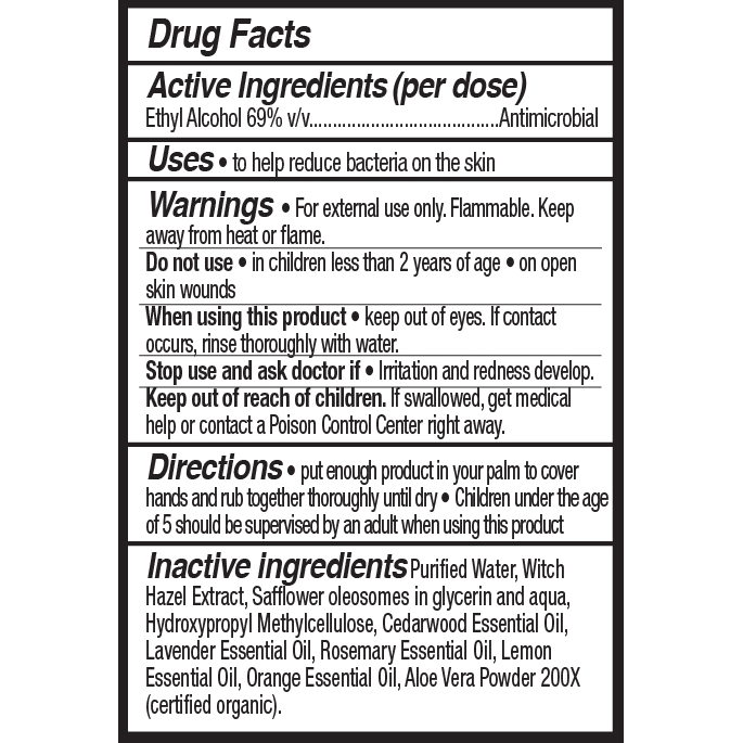 paume hand sanitiser ingredients