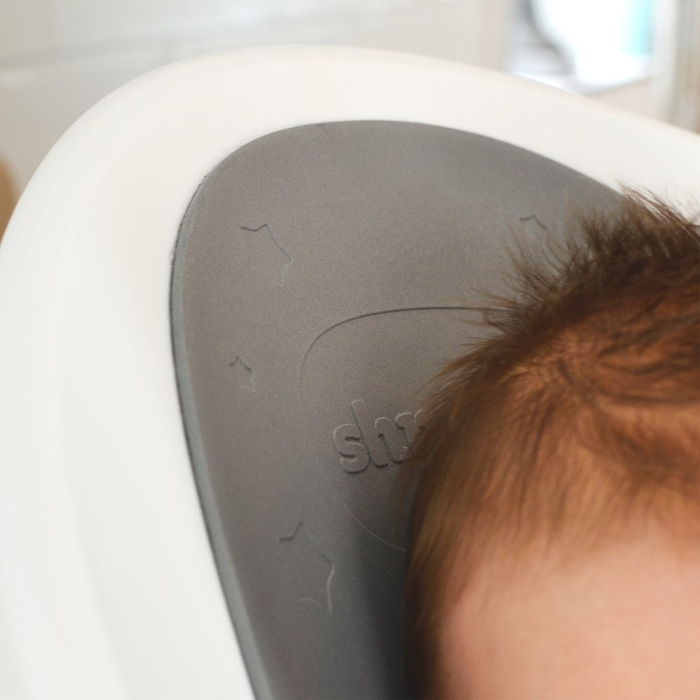 Shnuggle Bath - White with grey stars