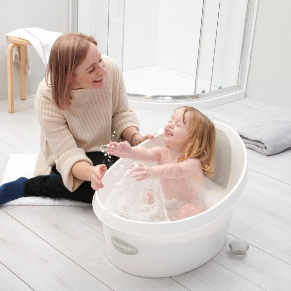 White Slate Shnuggle Toddler Bath