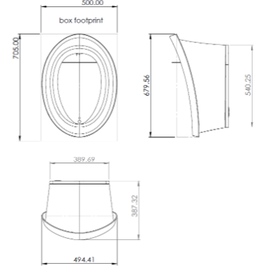Shnuggle Toddler Bath Measurements