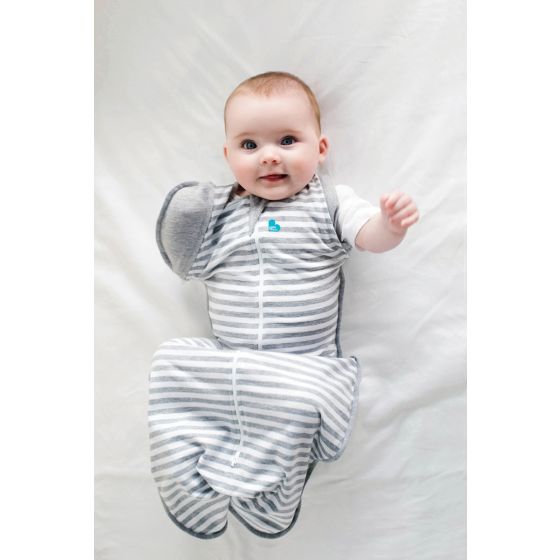 Love to Dream Transition Swaddle Grey Stripe 1.0 Tog