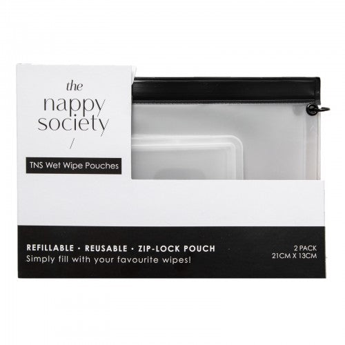 The Nappy Society Reusable Wet Wipes Pouch