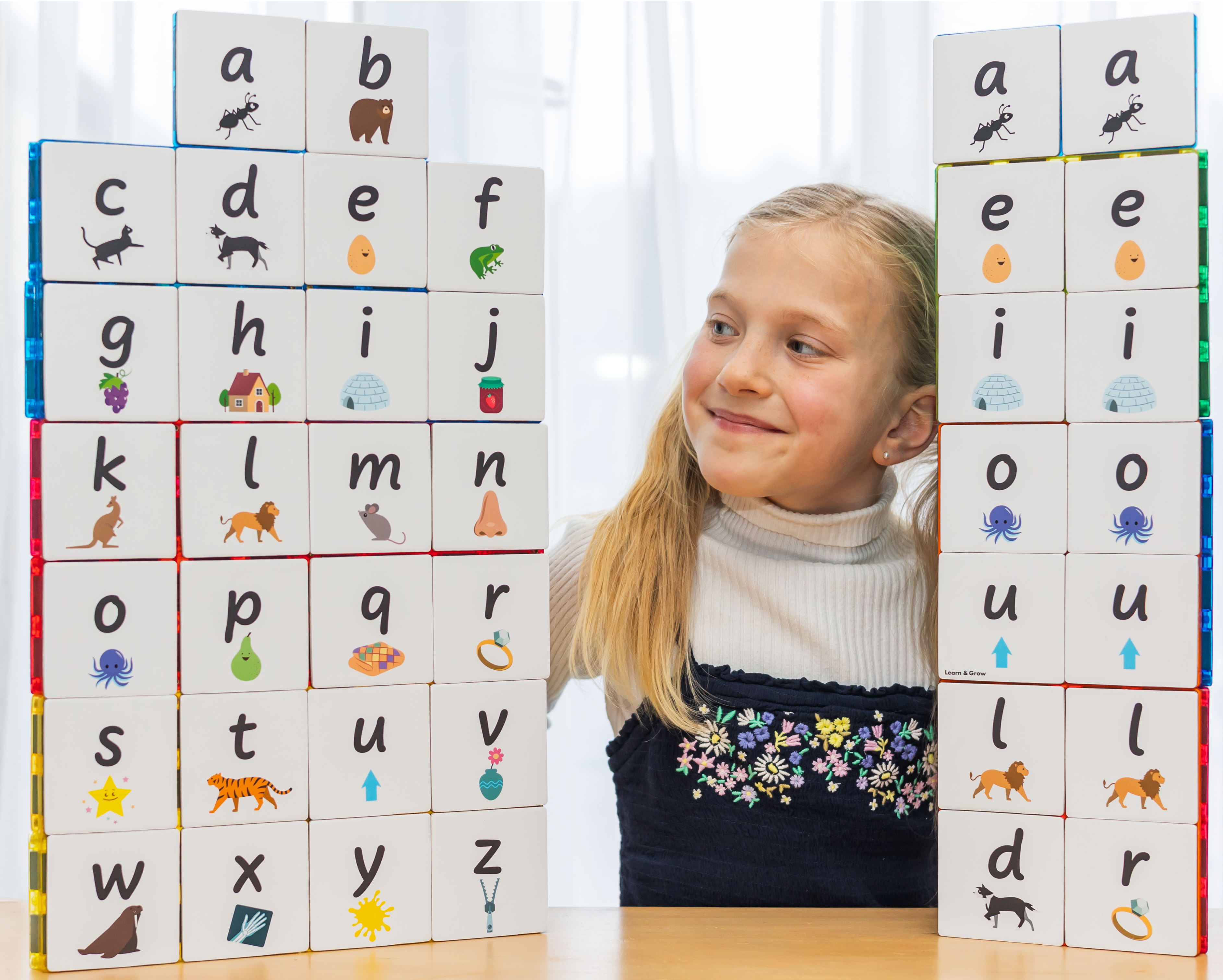 40 Piece Tile Topper - Alphabet Lower Case Pack