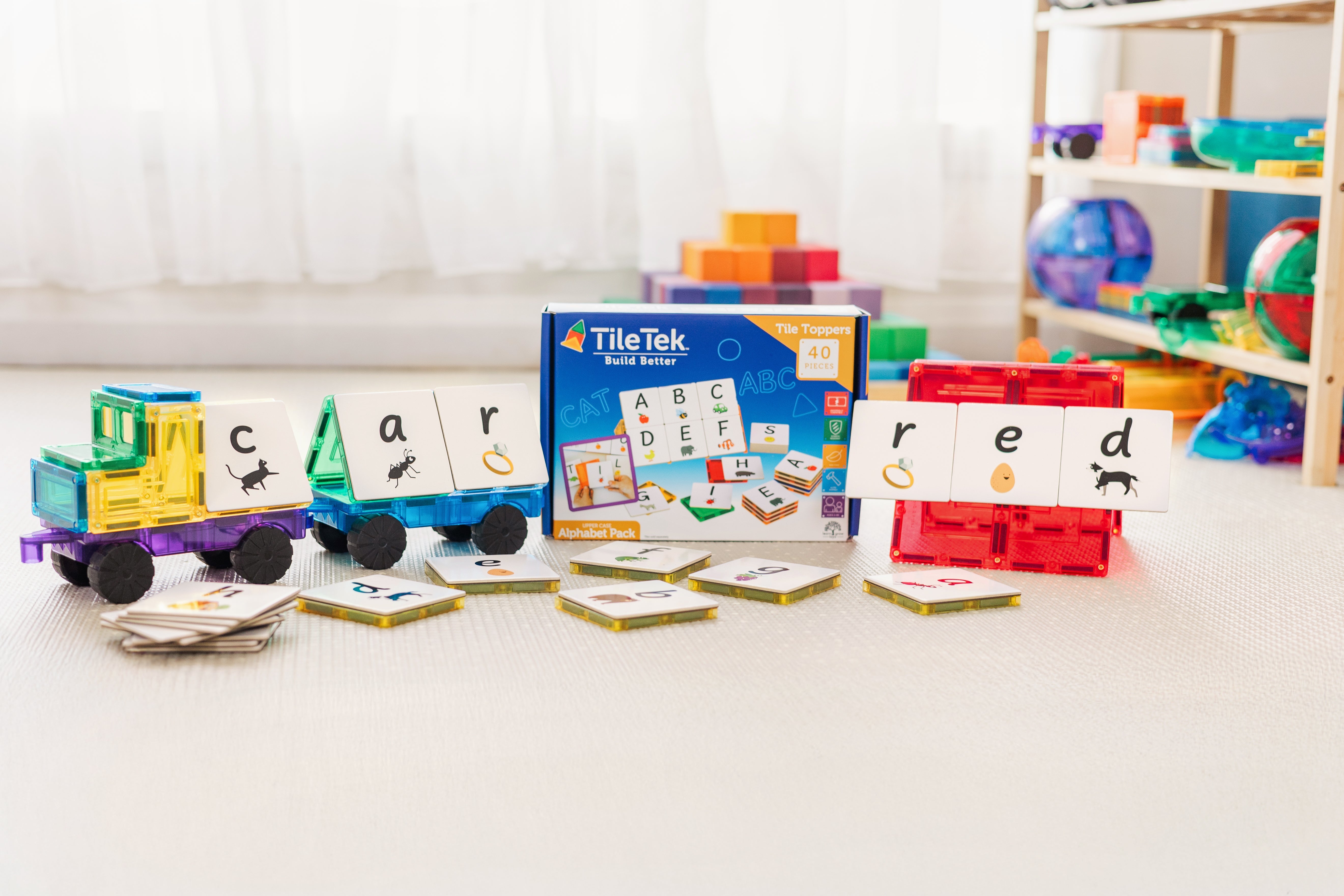 40 Piece Tile Topper - Alphabet Lower Case Pack