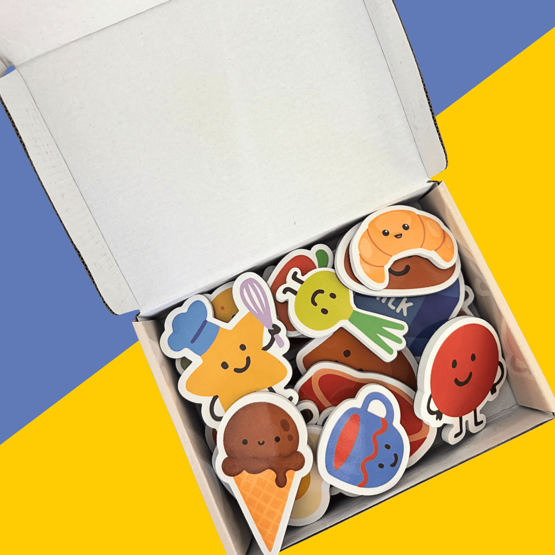 What's included in the Smartypals Little Chef Magnet Set