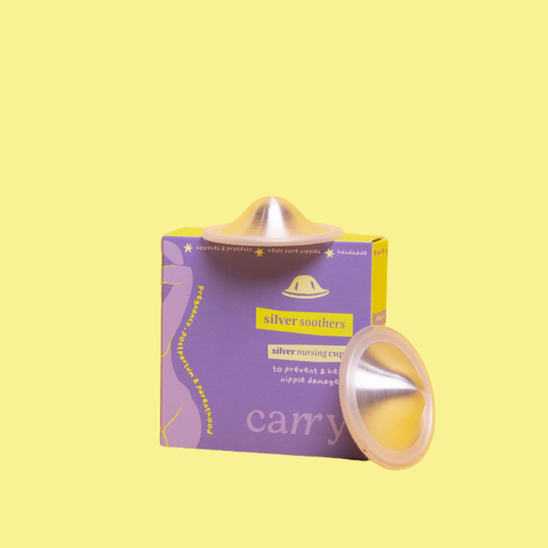 Silver Soothers | Silver Nursing Cups with Silicone Cushion