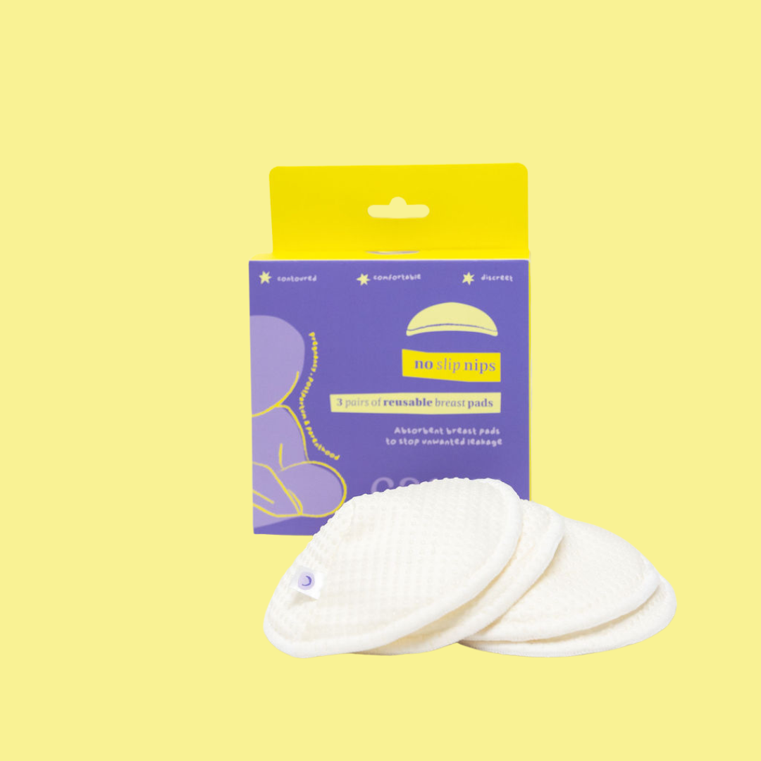 No Slip Nips | 3 Pairs Reusable Leak Proof Breast Pads