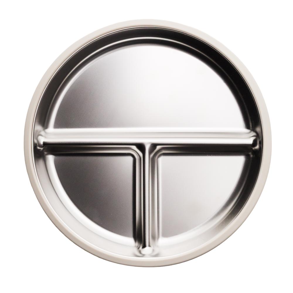 nestling stainless steel divided suction plate in oat
