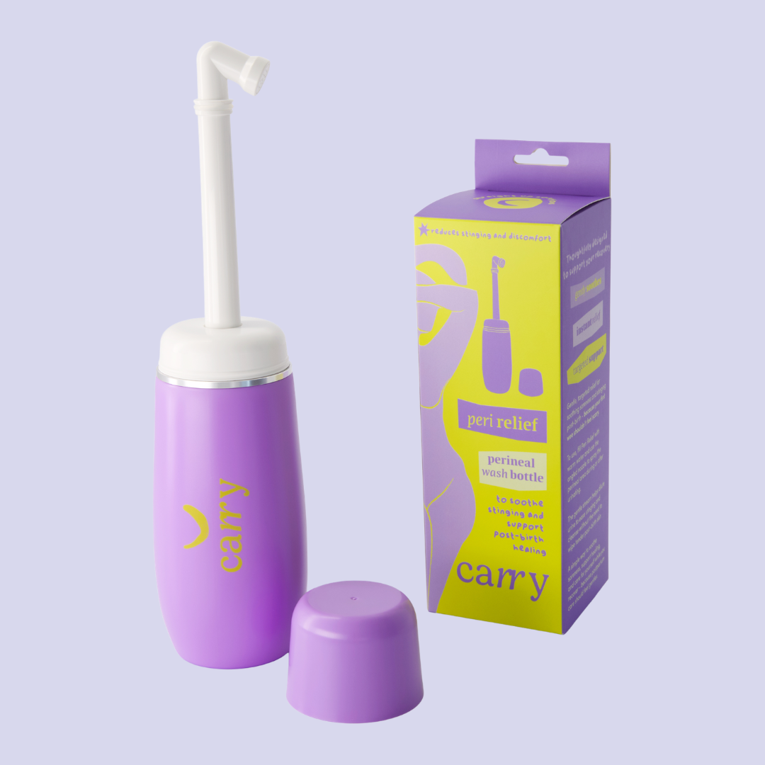 Carry Peri Relief perineal wash bottle for postpartum recovery