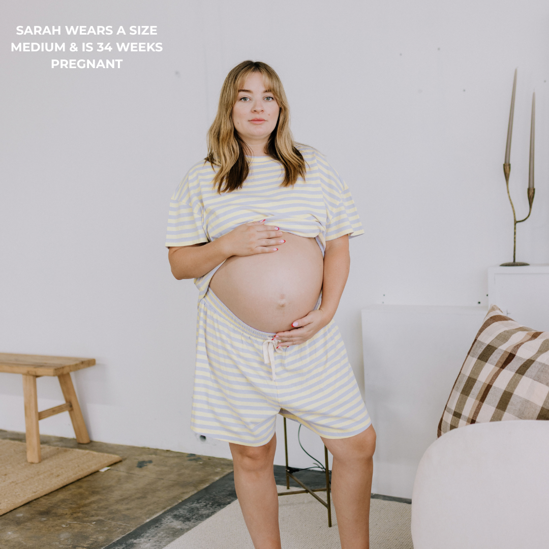 Organic Women's Summer Pyjama Set | Butter + Lilac