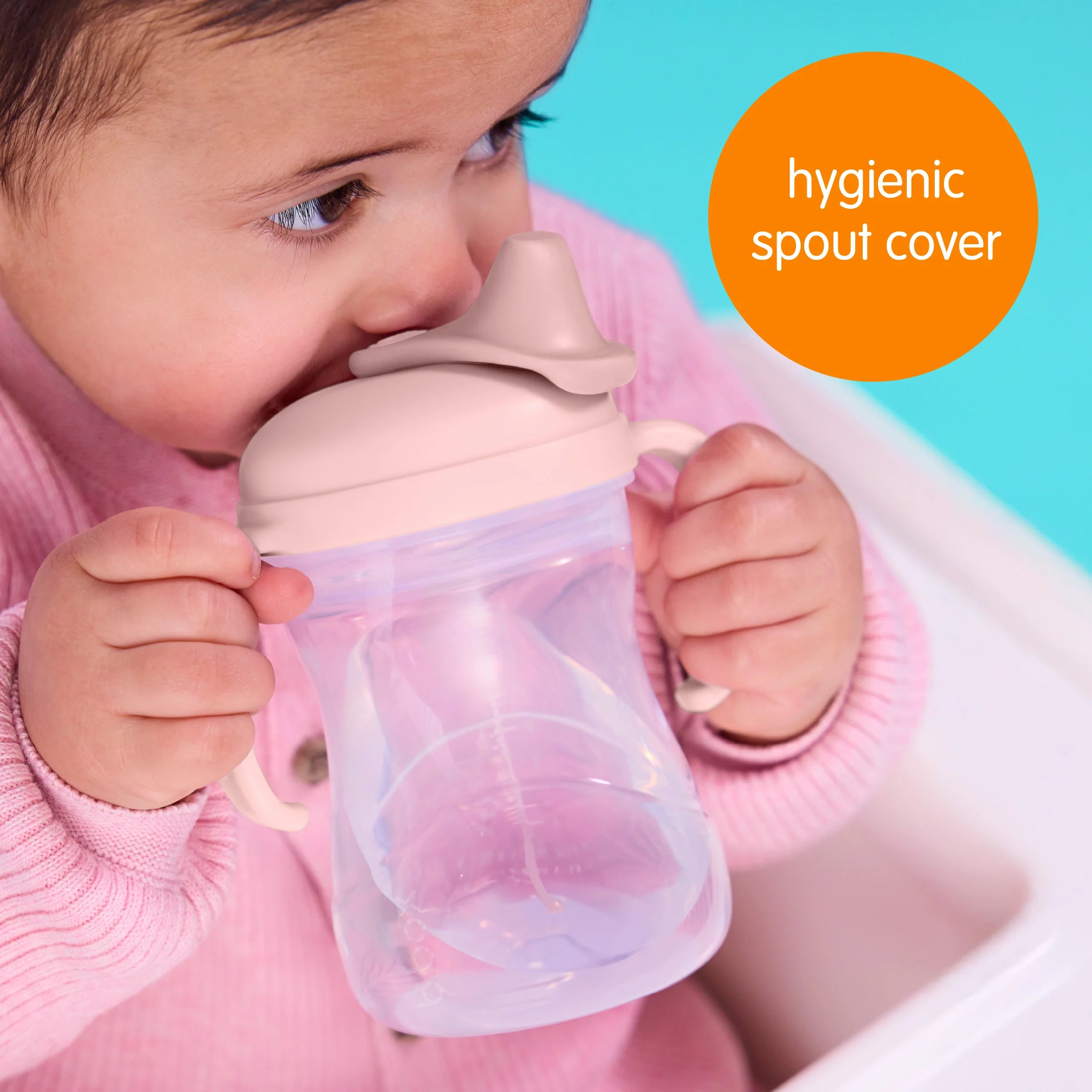 b.box spout cup in blush