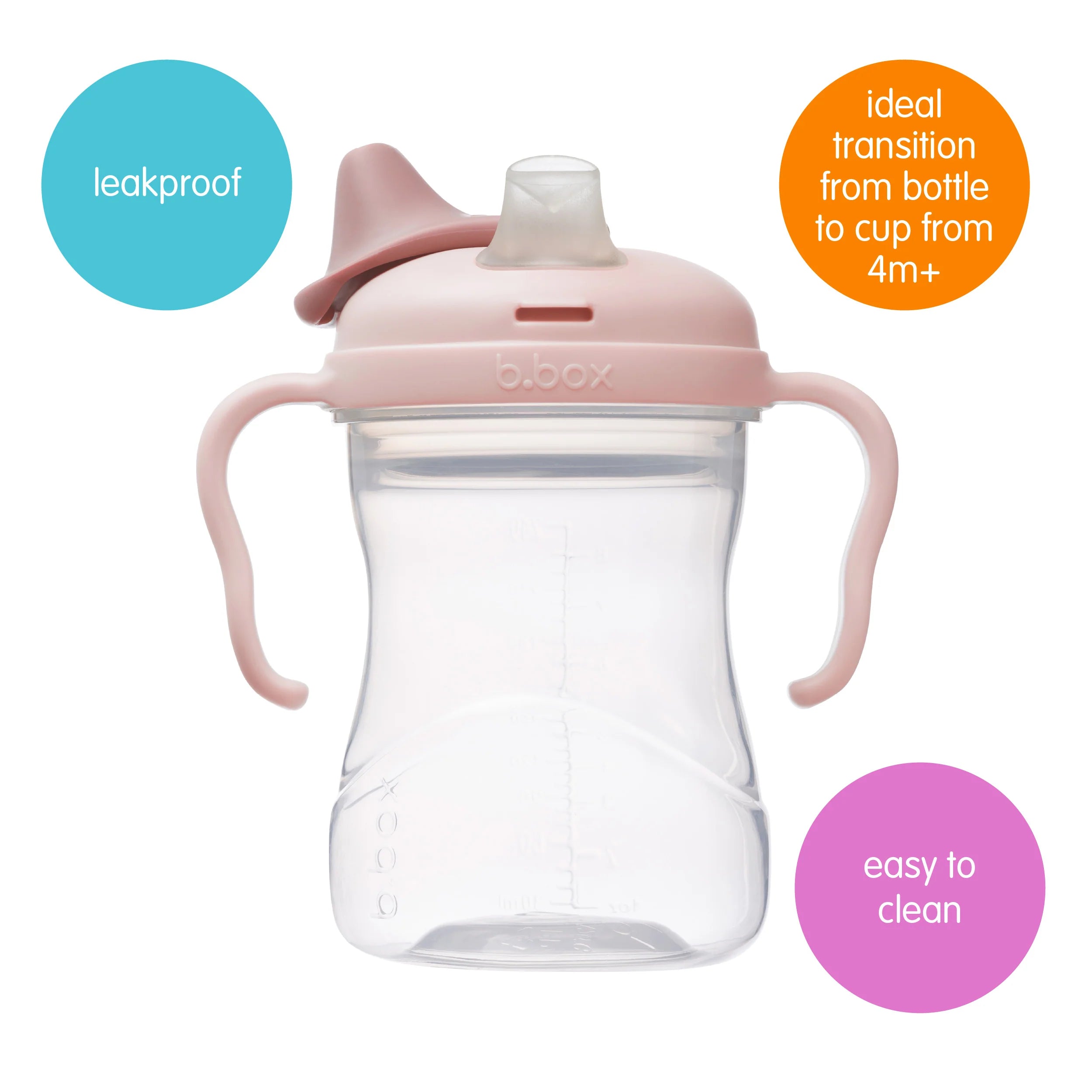b.box spout cup in blush
