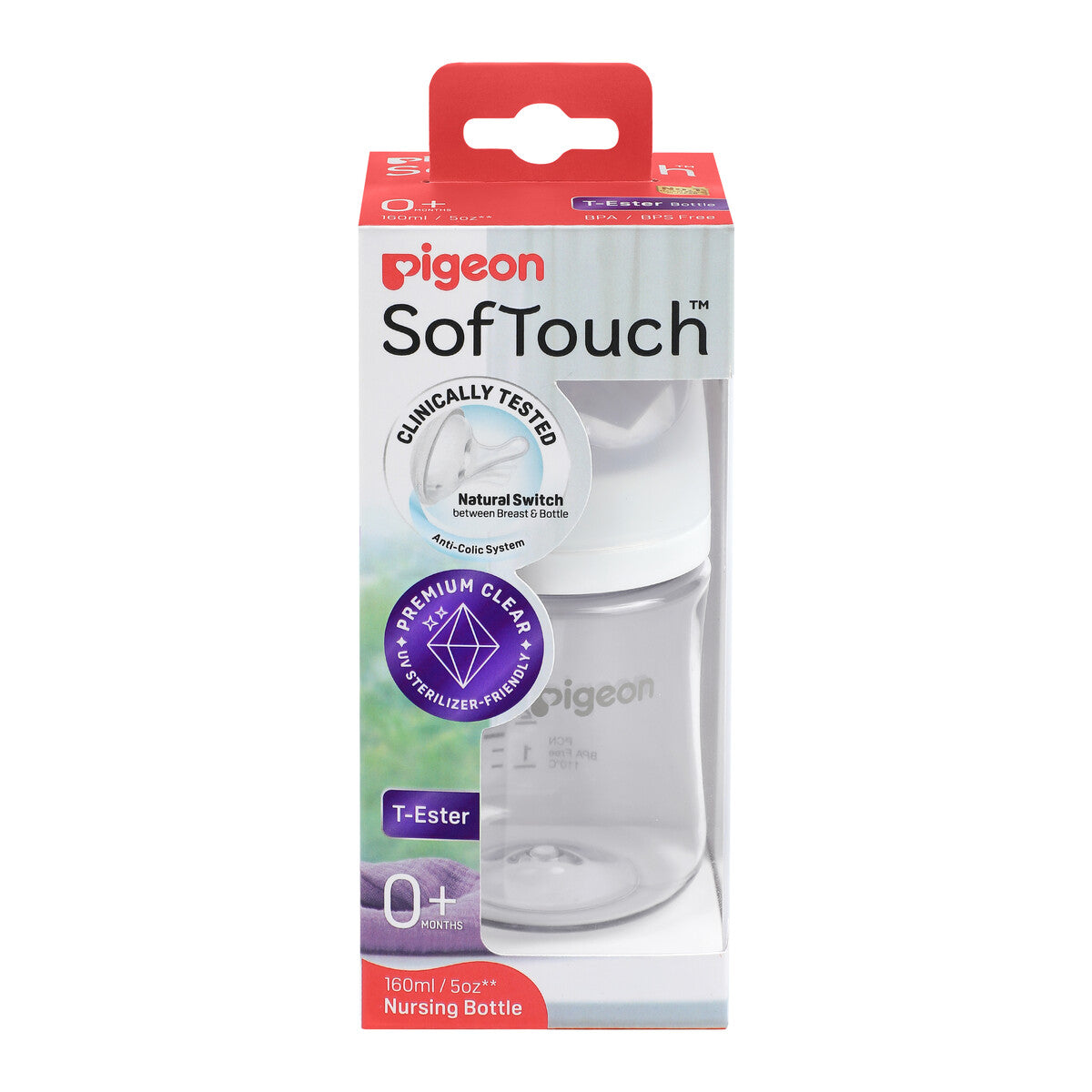 Pigeon SofTouch Wide Neck T-Ester Bottle 160ml