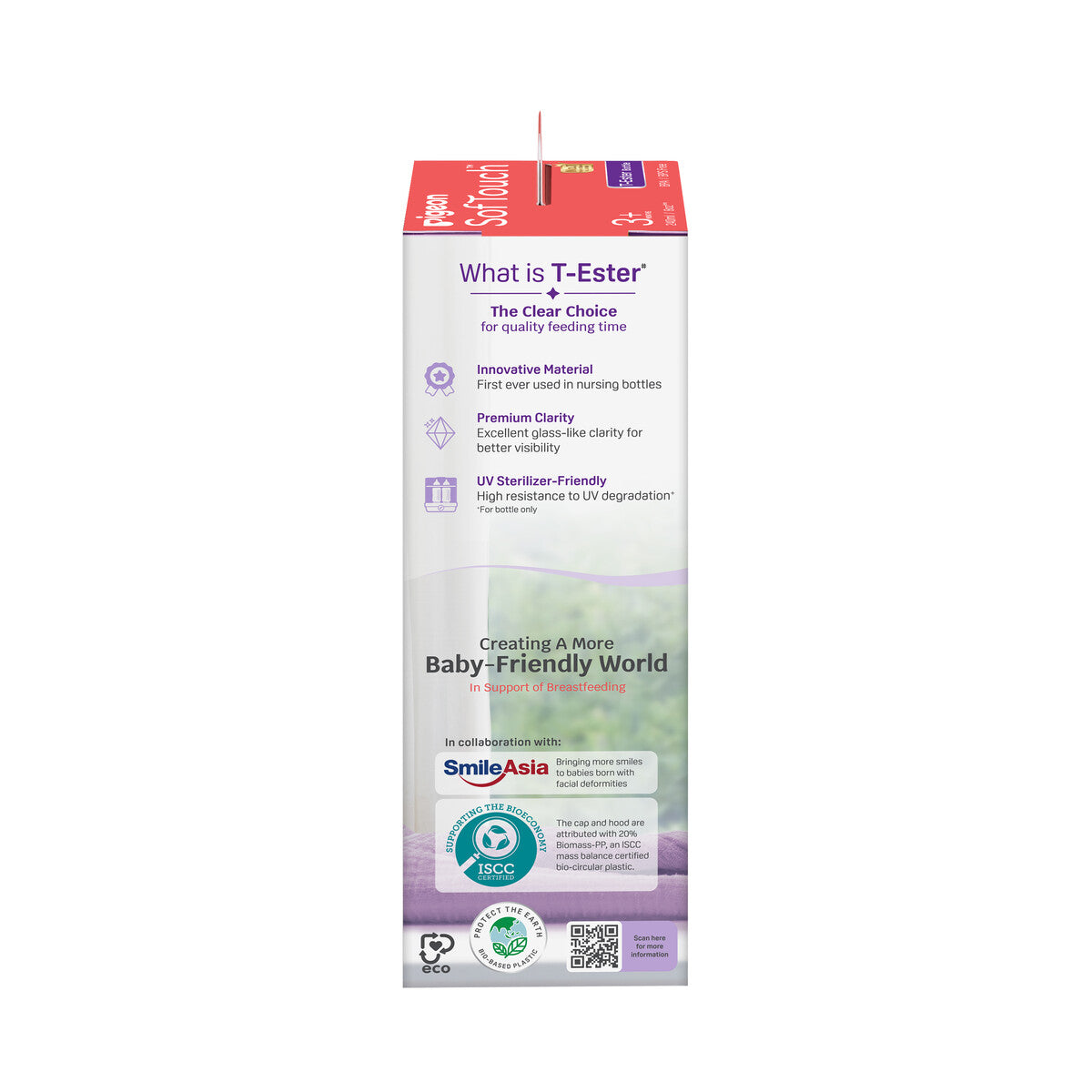 Pigeon SofTouch Wide Neck T-Ester Bottle 240ml