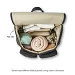 Signature Nappy Backpack | Oat Dimple Vegan Leather