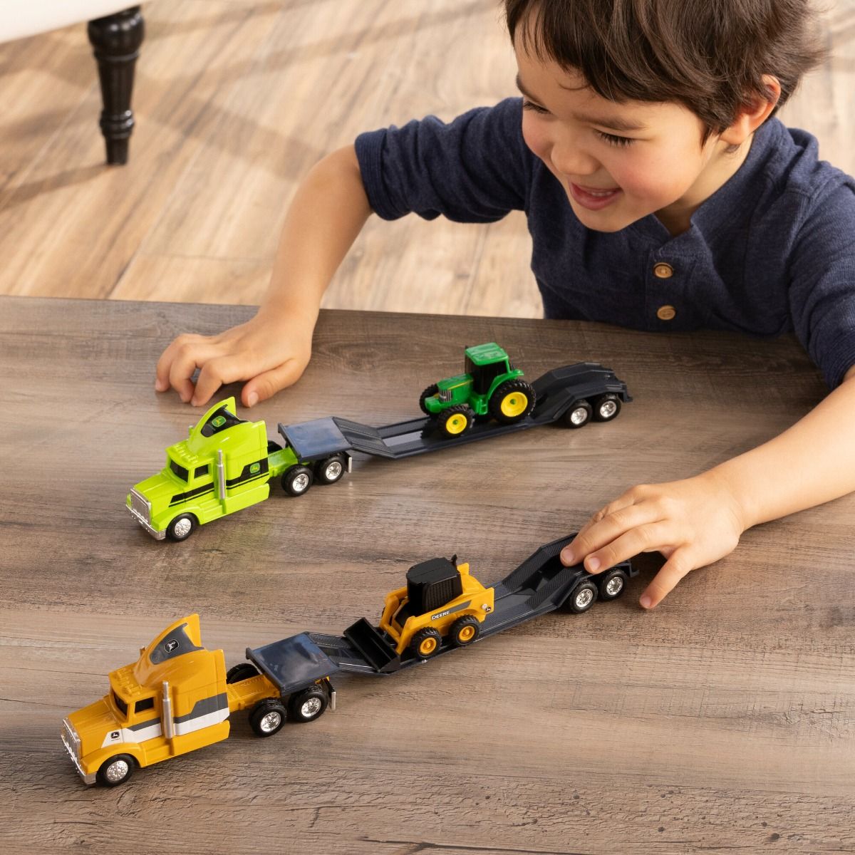 john deere semi hauler truck