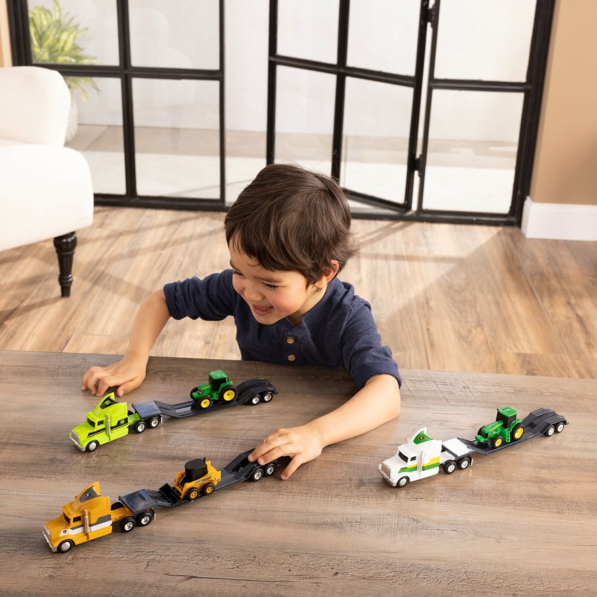 john deere semi hauler truck