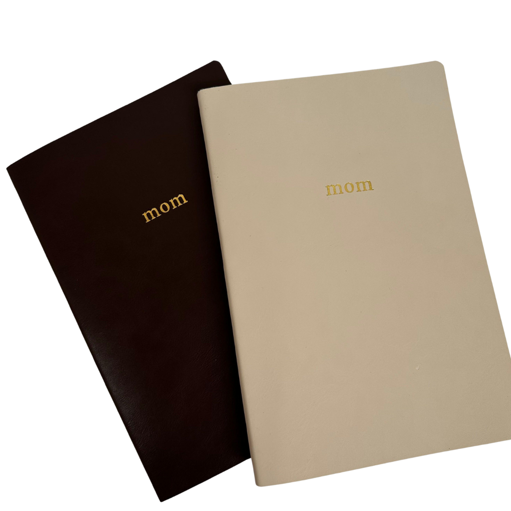 Mom Journal Vegan Leather Notebook