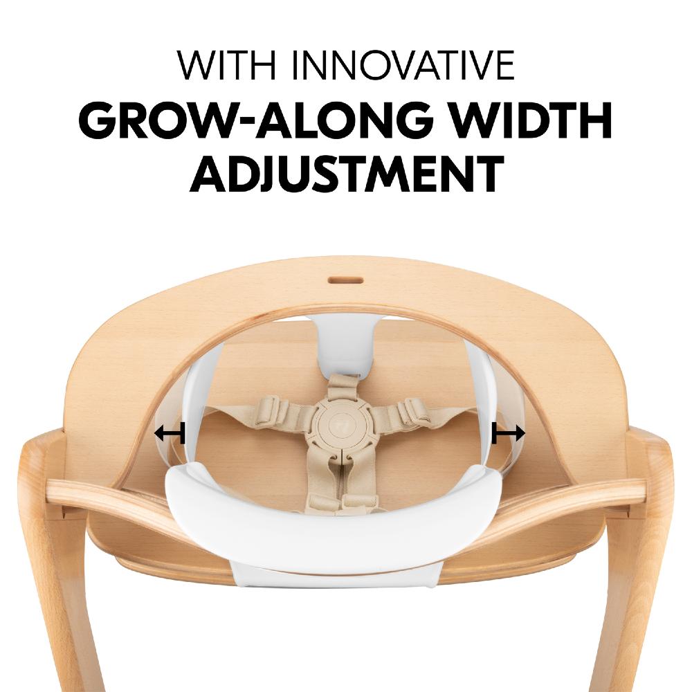 hauck highchair babyset in white