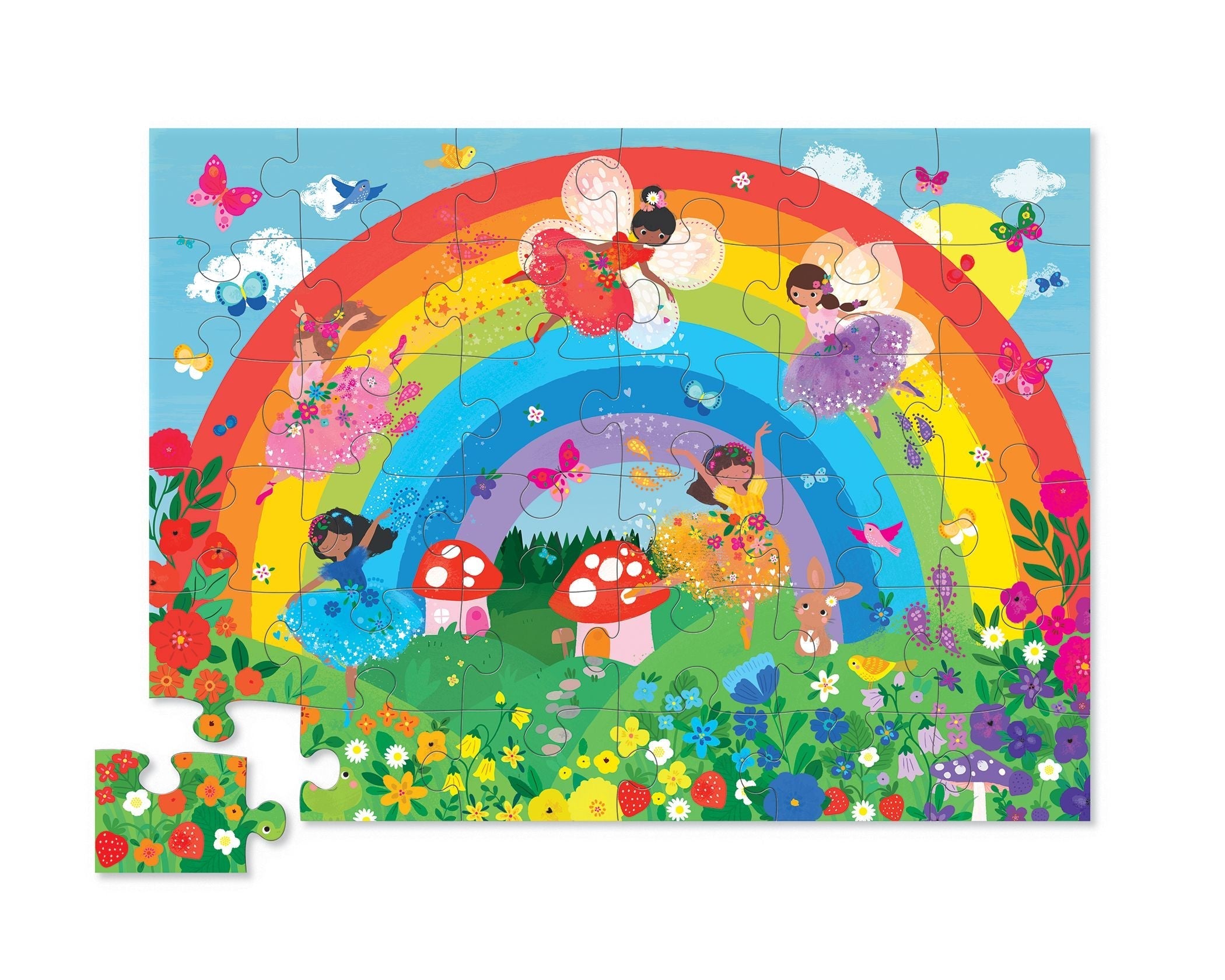 CROCODILE CREEK OVER THE RAINBOW 36PC FLOOR PUZZLE