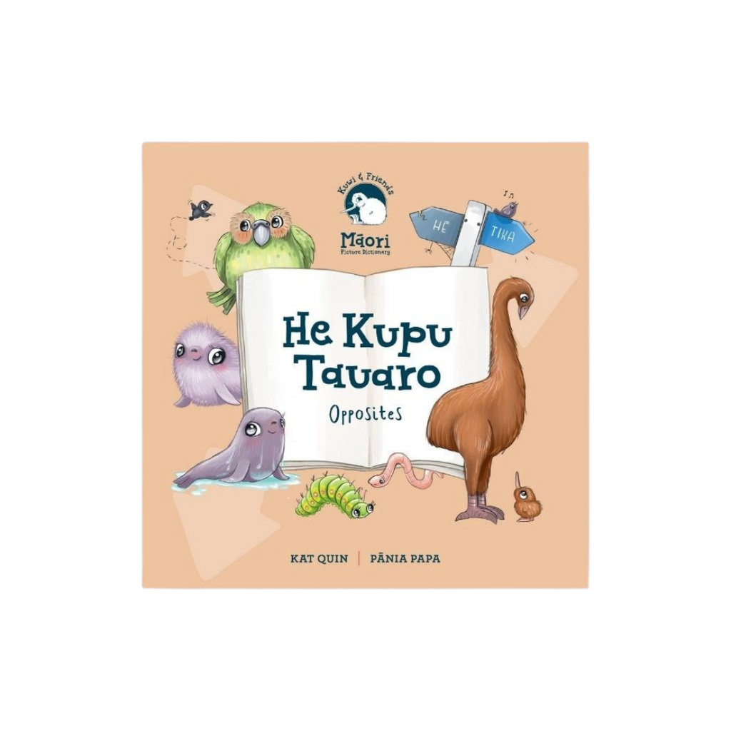 Kat Quin Te Reo Kuwi Opposites Board Book