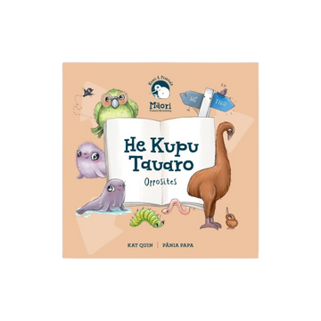Kat Quin Te Reo Kuwi Opposites Board Book