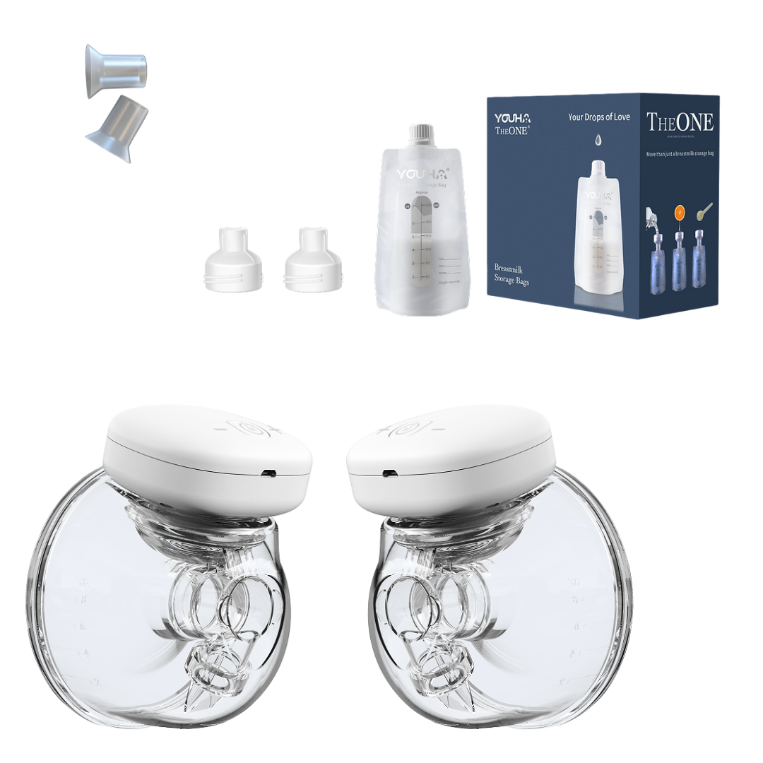 Youha wearable breast pump storage bundle