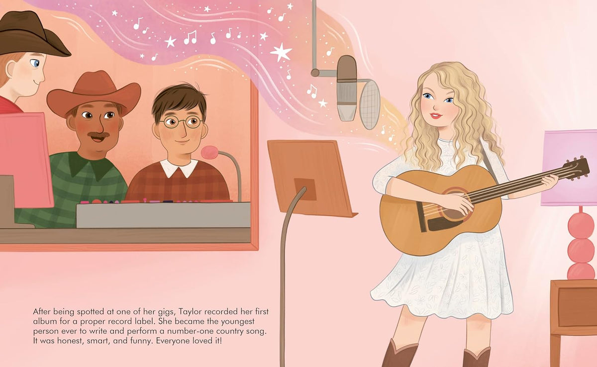 Little People BIG DREAMS Taylor Swift inside spread