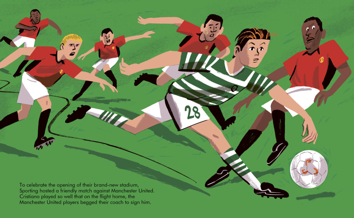 Little People BIG DREAMS Cristiano Ronaldo inside spread