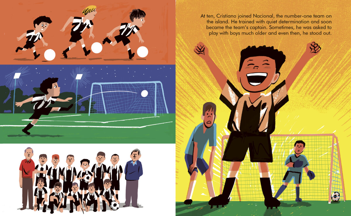 Little People BIG DREAMS Cristiano Ronaldo inside spread