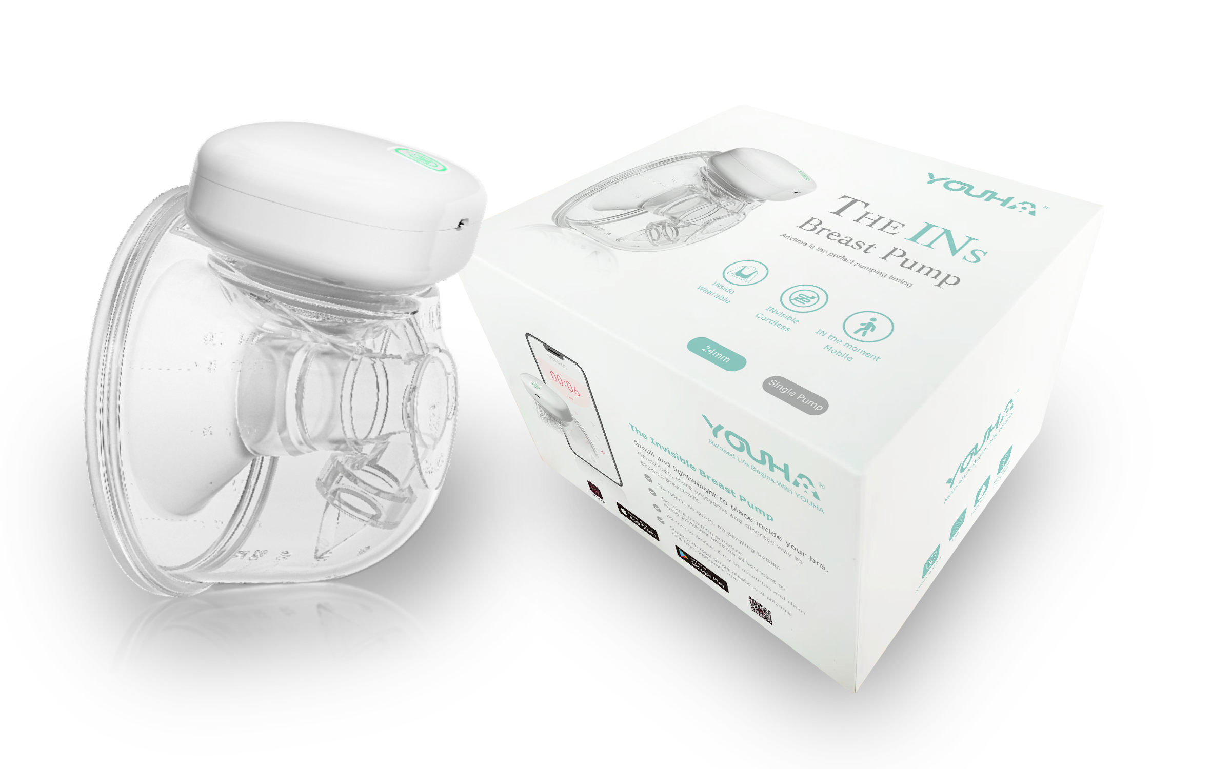 Youha wearable breast pump - The INs
