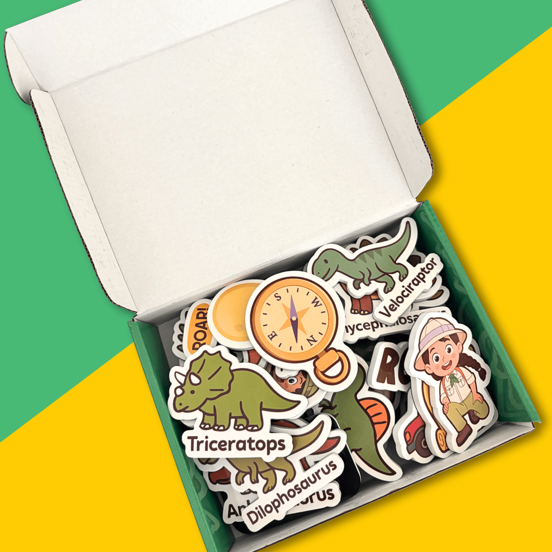 Smartypals dinosaur magnets in play