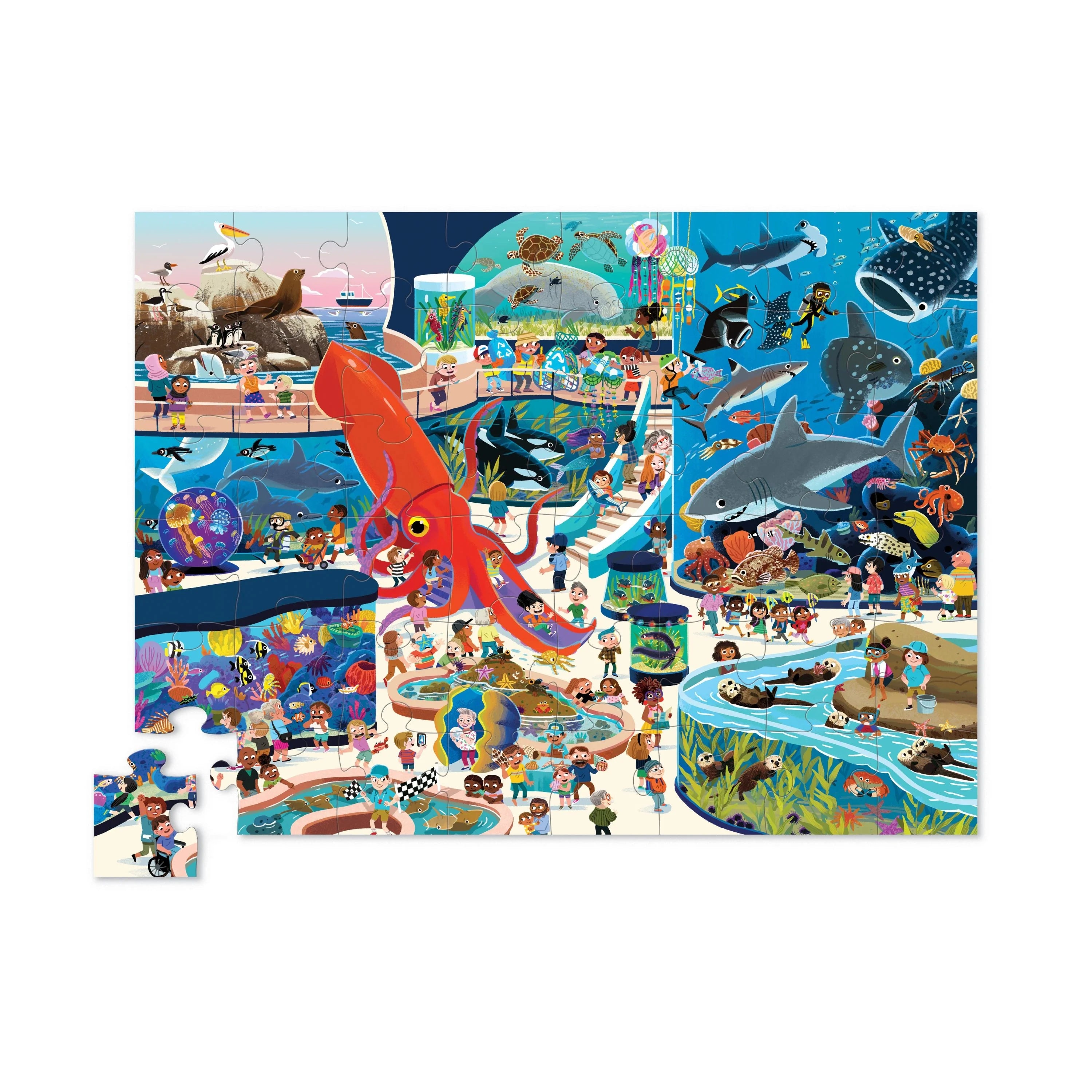 Day at the aquarium puzzle