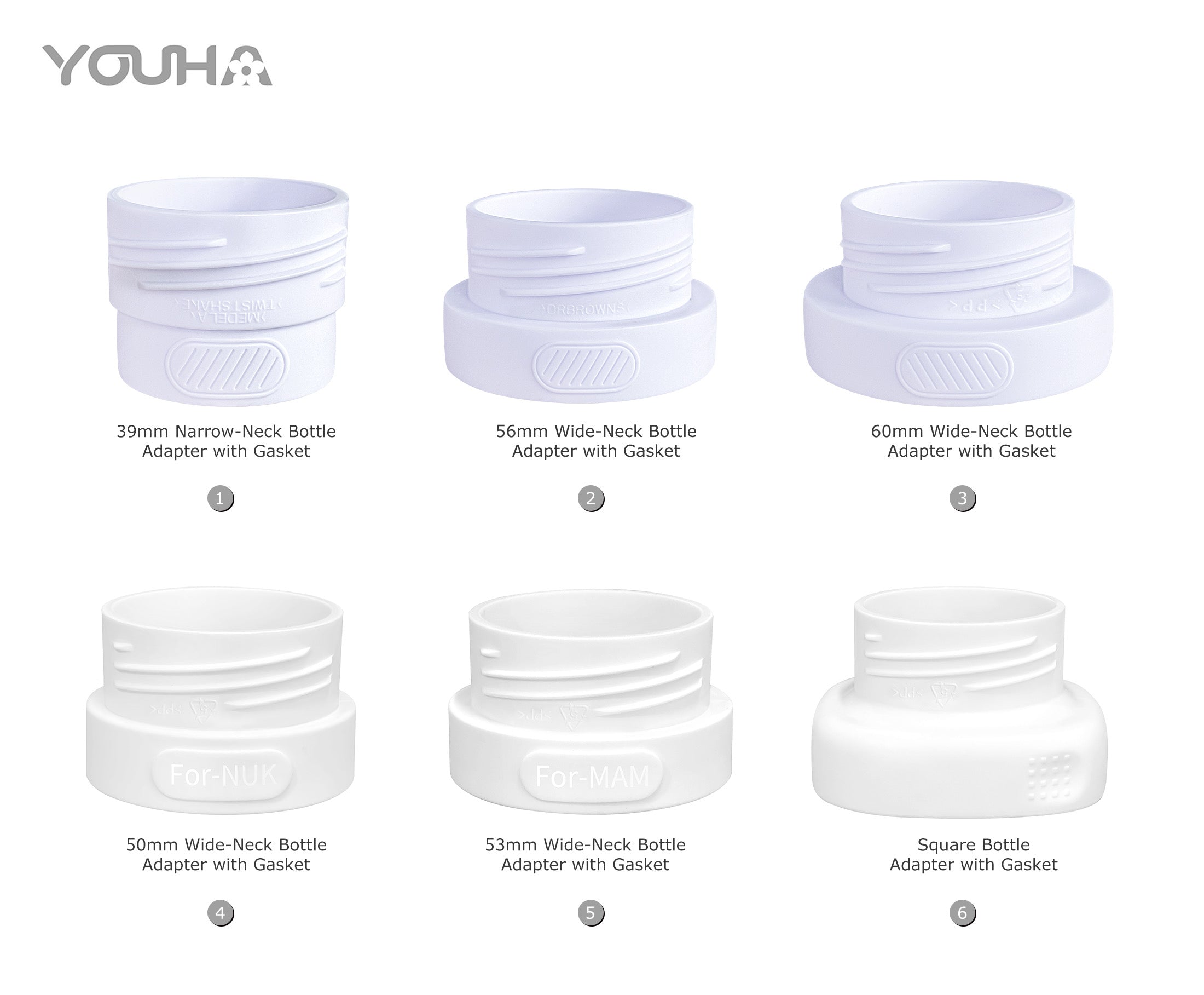Youha THE CUBE Bottle Adapters