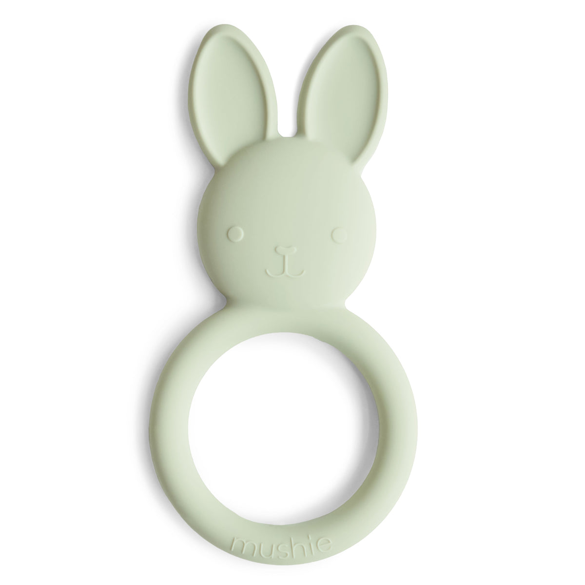 Mushie Bunny Teether in Sage
