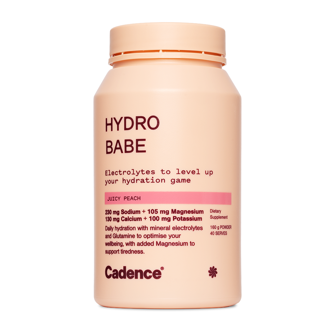 cadence hydro babe juicy peach electrolytes