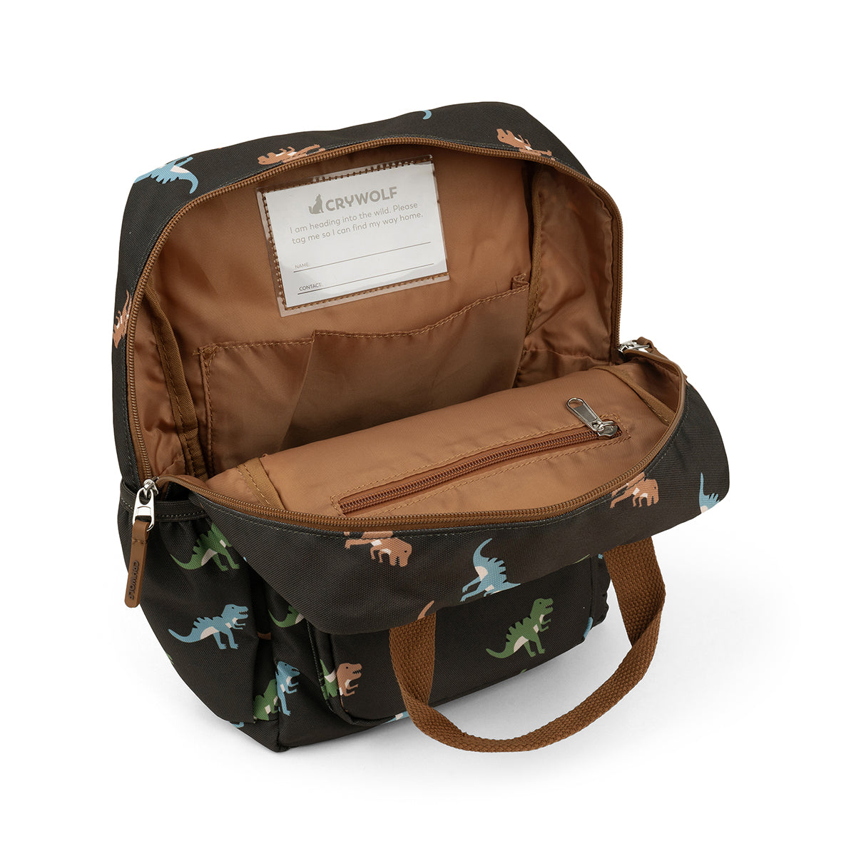 crywolf dino mini backpack