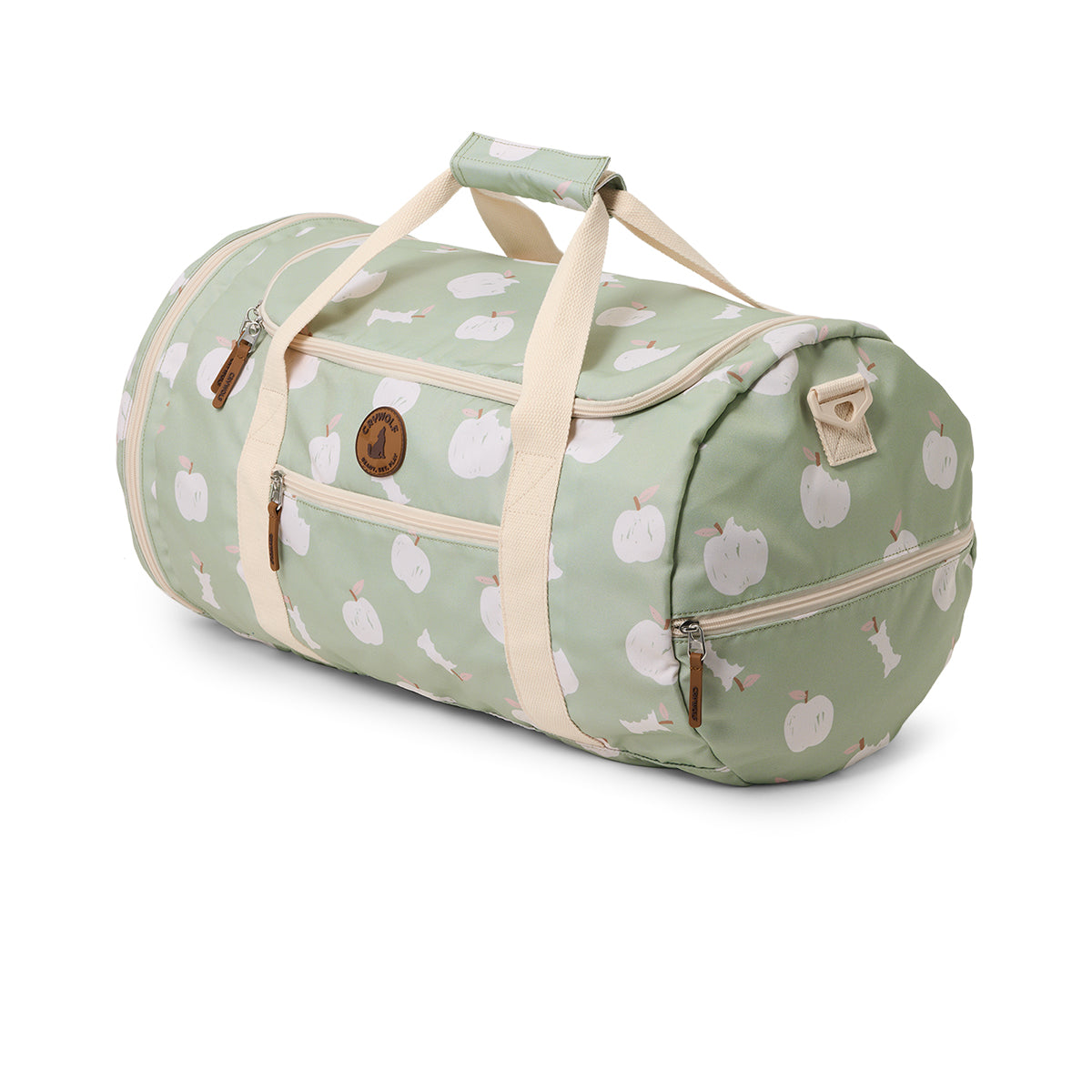 packable duffel apple